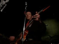 MS PAN Rockabilly band playing in bar / Jacksonville Beach, Florida, USA Stock Footage