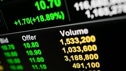 Stock market graph and tecnical analysis stock Stock Footage