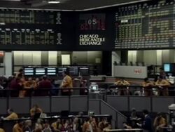 Chicago Mercantile Exchange Floor. Stock Footage