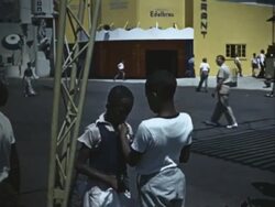 1939 World's Fair - Amusement Zone attractions Stock Footage