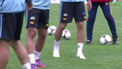 CLEAN: Euro 2012: Champions Spain guard against co News Clip