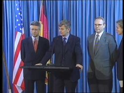 GERMANY: EU &amp; US SPECIAL ENVOYS TO KOSOVO VISIT News Clip