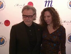 Harvey Keitel and Daphna Kastner at An Evening To Raise Awareness And Celebrate Cambodian Children's Fund Stock Footage