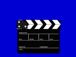 Clapboard Stock Footage