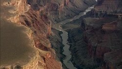 Grand Canyon  - Aerial View - Arizona,  Coconino County,  United States Stock Footage