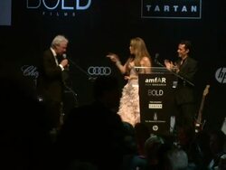 Jennifer Lopez and Marc Anthony at the amfAR Cinema Against AIDS Gala at Antibes . (Footage by WireImage Video/GettyImages) Stock Footage