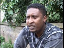 Ethiopian girl pays for education by shining shoes News Clip