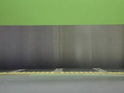 MS People walking on platform and Passenger getting in and going out of train  / Tokyo, Japan Stock Footage