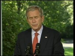 Bush statement to nation on financial turmoil, market instability News Clip