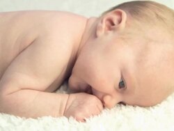 Beautiful newborn Stock Footage