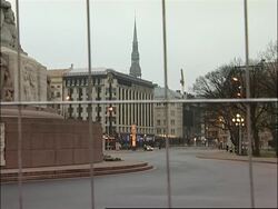 Empty streets, barricades, tanks at checkpoints for summit News Clip