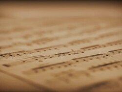 Sheet Music HD1080, NTSC, PAL Stock Footage