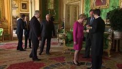 Order of Merit reception at Windsor Castle News Clip