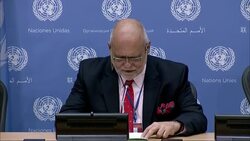 UN deputy spokesman says Ban is "shocked" at alleged use of chemical weapons in Syria News Clip
