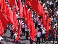 CLEAN: Thousands mark May Day at iconic Istanbul square News Clip