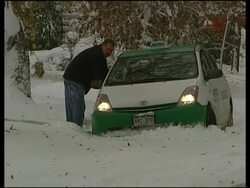 Heavy winter snow storm in Colorado News Clip
