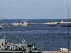 Ship collision Stock Footage