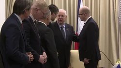 President Rivlin welcomes visiting PM Sobotka, comments from both News Clip