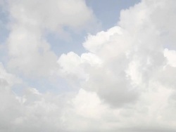 Caribbean clouds in time lapse Stock Footage