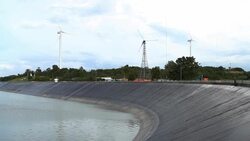 Wind turbine electic power is clean. Stock Footage