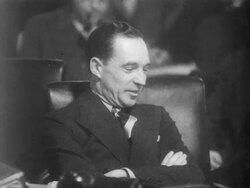 Senate hearing of Wall Street Financiers Stock Footage