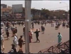 Bangladesh - Police &amp; Price Rise Protesters Clash News Clip