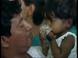 NICARAGUA: PRESIDENT CHAMORRO DONATES TOYS TO NEEDY CHILDREN News Clip