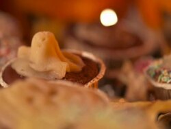 HD: Decoration On Halloween Party Stock Footage