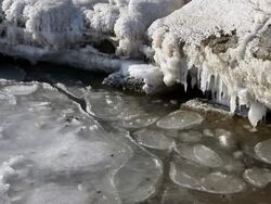 winter sea Stock Footage