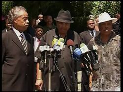 Michael Jackson's father, Rev. Al Sharpton says funeral plans not set News Clip