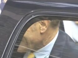 Bryan Cranston arrives to The Late Show with David Stock Footage