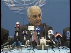 Head of UN oil-for-food programme comments on Iraq situation News Clip