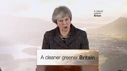 Theresa May unveils new 25-year Environment Plan in speech at the London Wetland Centre News Clip