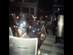 SYND 23/10/1970 STUDENTS MOUNT AN ANTI-WAR DEMONSTRATION News Clip