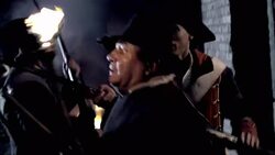 Armed French soldiers fight during the charging of the Bastille. Stock Footage