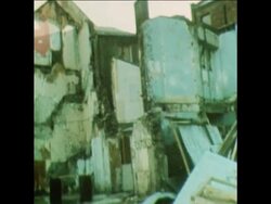 SYND 30-1-74 BOMB DAMAGE AND ARMY PATROLS IN AND AROUND STRABANE News Clip