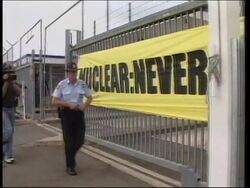 Greenpeace activists protest at nuclear plant Instructional Video