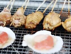 barbecue chicken wings Stock Footage