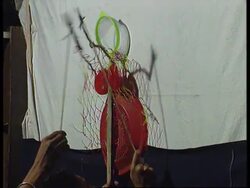 INDIA: CALCUTTA: SHADOW PUPPETEERING Instructional Video