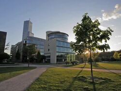 Office park Stock Footage