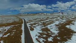Namtso lake,Tibet landscape, Tibet, China. Stock Footage
