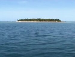 Secluded exotic island Stock Footage