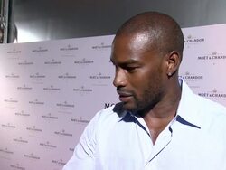 INTERVIEW - Tyson Beckford talks about reasons to toast with champagne, on working with William Levy at Moet & Chandon Celebrates Its 270th Anniversary with New Global Ambassador International Tennis Champion, Roger Federer Stock Footage