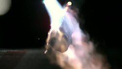 Torch heating up piece of metal. Stock Footage