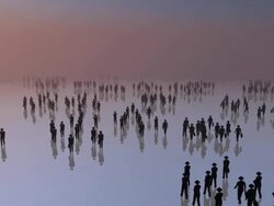 Businessmen Walking Stock Footage