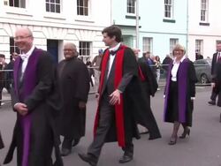 Hilary Clinton St Andrews University Arrival News Clip
