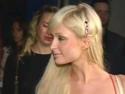 Red Party in Celebration of the First Anniversary of Spider Club Hosted By Paris Hilton Stock Footage