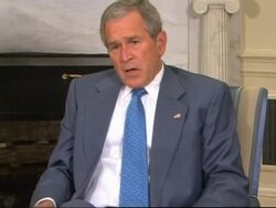 Palestinian president meets President Bush at White House Instructional Video