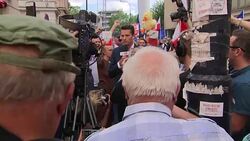 Pro-European Protesters in Warsaw, Poland News Clip