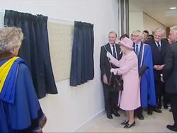 The Queen Opens Drapers Academy News Clip